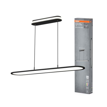 Osram - Suspension LED dimmable sur câble OFFICE LINE LED/57W/230V 4000K 100 cm CRI 90 noire