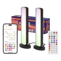 Osram - Lot de 2 lampes de table dimmables LED RGBW MOOD LIGHT LED/4W/230V 2700-6500K Wi-Fi + télécommande