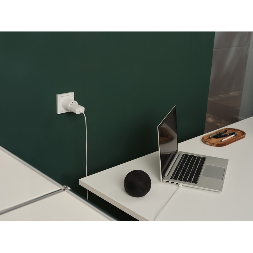 Osram - Lot de 2 prises connectées SMART+ MATTER SCHUKO 2300W/230V/10A Wi-Fi blanches