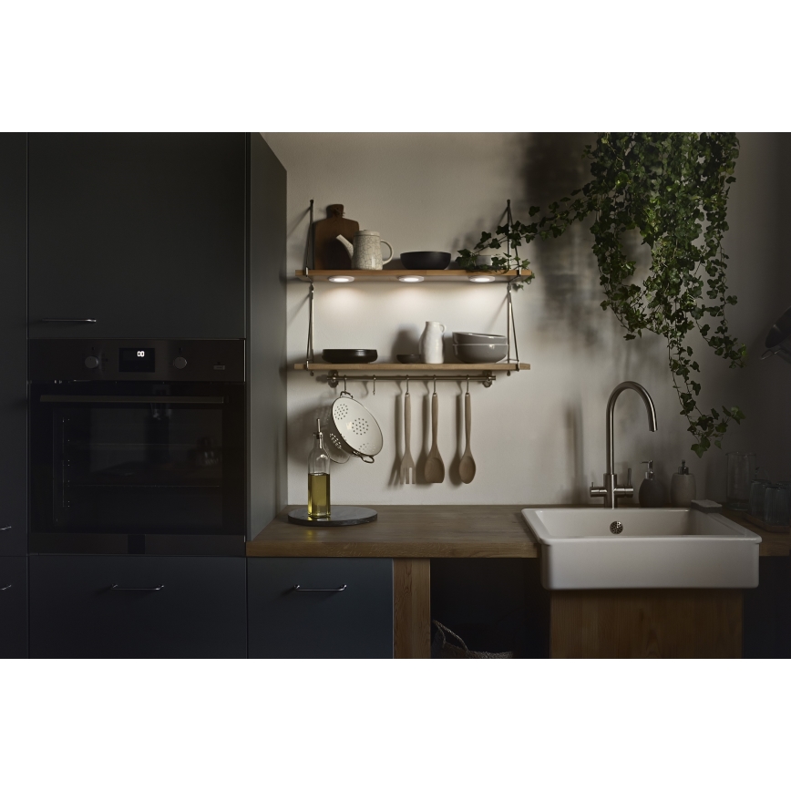 Osram - Lot de 3 luminaires LED sous-meuble UNDERCABINET LED/8,5W/230V 3000K blanc
