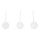 Osram - Lot de 3 luminaires sous-meuble UNDERCABINET LED/3W/230V 3000K blanc