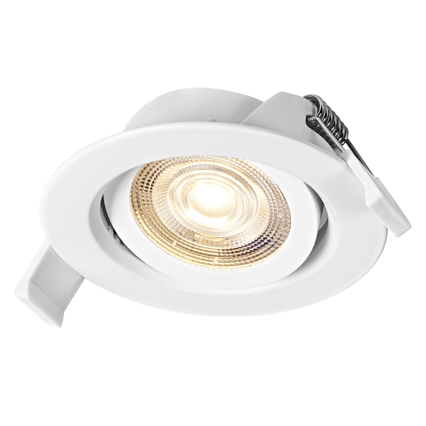 Osram - Lot de 3 spots LED encastrables dimmables SPOT LED/4,9 W/230 V 2700 K Ø 8,7 cm blanc