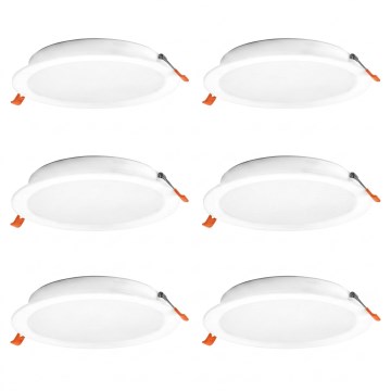 Osram - Lot de 6 spots encastrés ESSENTIAL LED/18W/230V 6500K Ø 22 cm blanc