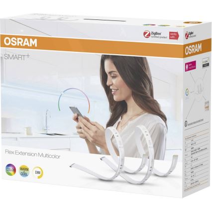 Osram-LOT x2 Ruban LED RGBW à intensité variable SMART+LED/7,3W/230V 1,2 m