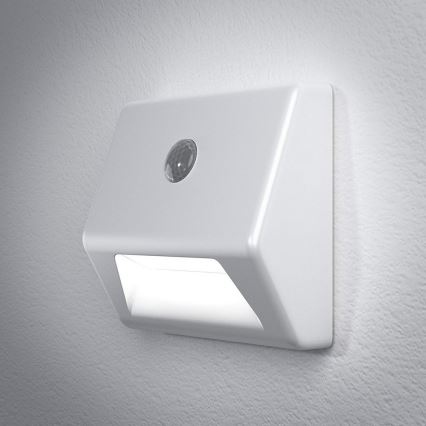 Osram - luminaire d'escalier LED avec détecteur NIGHTLUX LED/0,25W/3xAAA blanc IP54