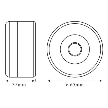 Osram - LED veilleuse d'orientation dimmable DOT-IT LED/0,45W/5V 500 mAh blanche