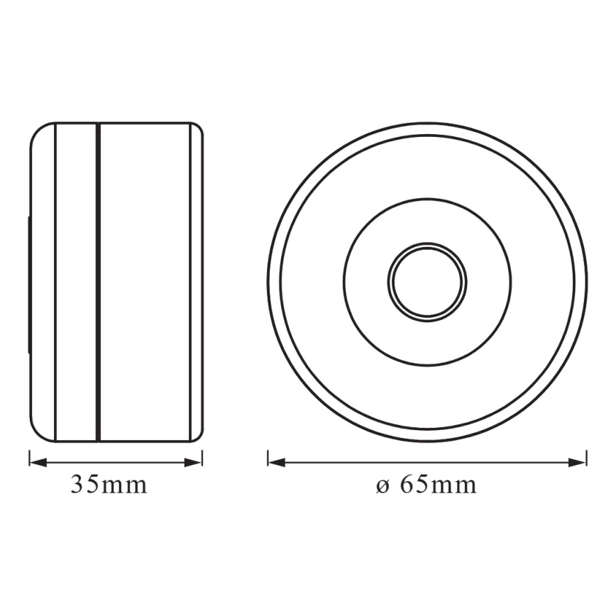 Osram - LED veilleuse d'orientation dimmable DOT-IT LED/0,45W/5V 500 mAh blanche