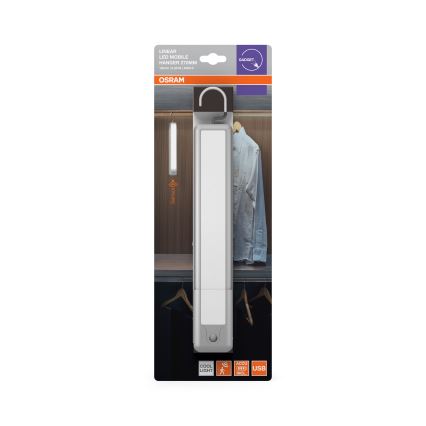 Osram - Luminaire d'orientation LED suspendu avec détecteur de mouvement MOBILE LED/2,35W/5V 1000 mAh blanc