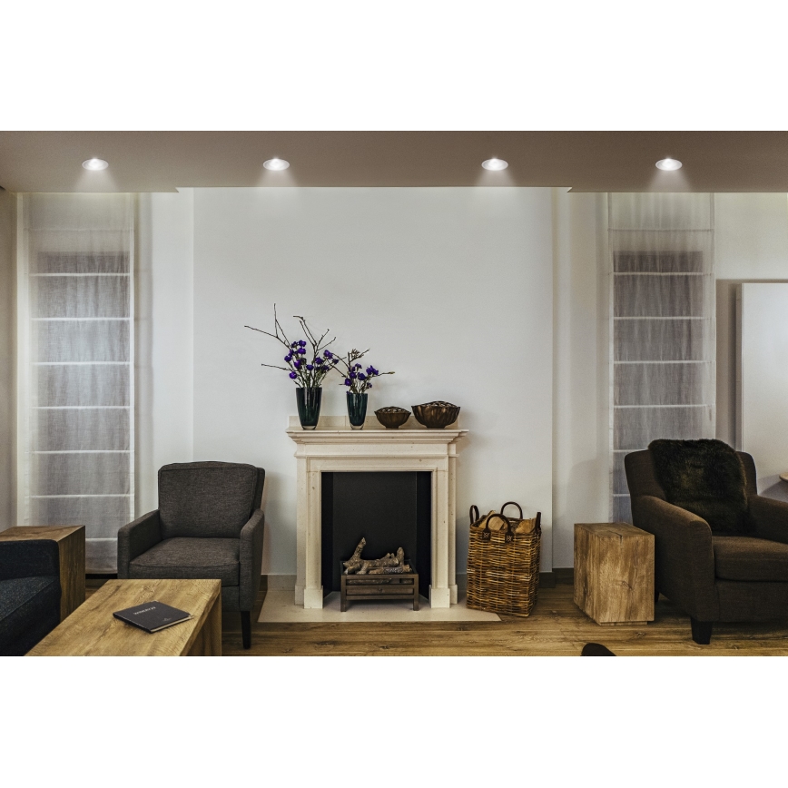 Osram - Spot encastré LED SPOT TWIST LED/10W/230V 4000K Ø 9,3 cm blanc/argenté