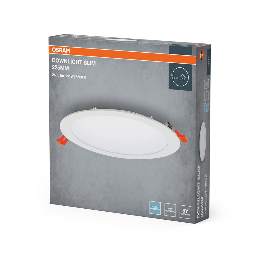 Osram - Luminaire encastré SLIM LED/22W/230V 6500K