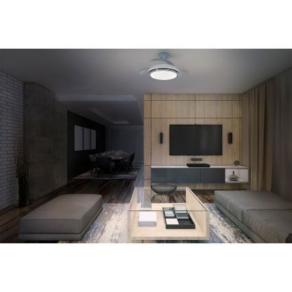 Osram - Plafonnier LED dimmable avec ventilateur LEVECHE LED/36W/230V 3000/4000/6500K + télécommande