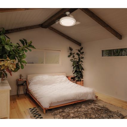 Osram - Plafonnier LED dimmable avec ventilateur PONIENTE LED/36W/230V 3000/4000/6500K + télécommande