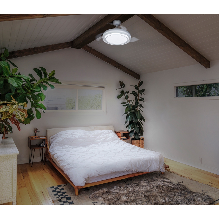 Osram - Plafonnier LED dimmable avec ventilateur PONIENTE LED/36W/230V 3000/4000/6500K + télécommande