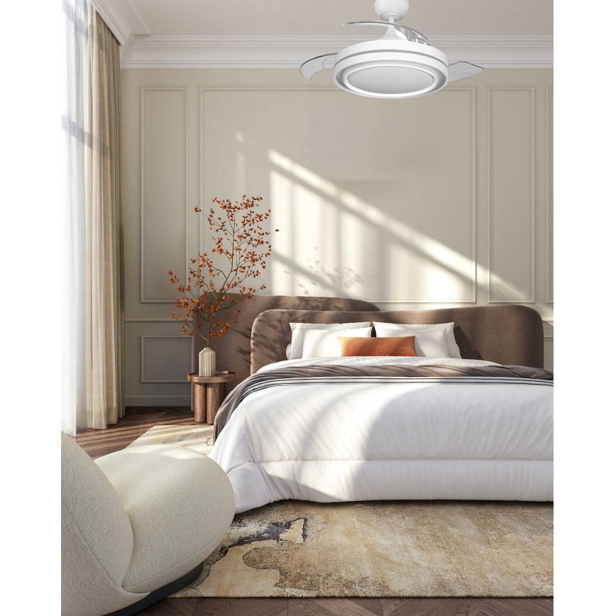 Osram - Plafonnier LED dimmable avec ventilateur PONIENTE LED/36W/230V 3000/4000/6500K + télécommande