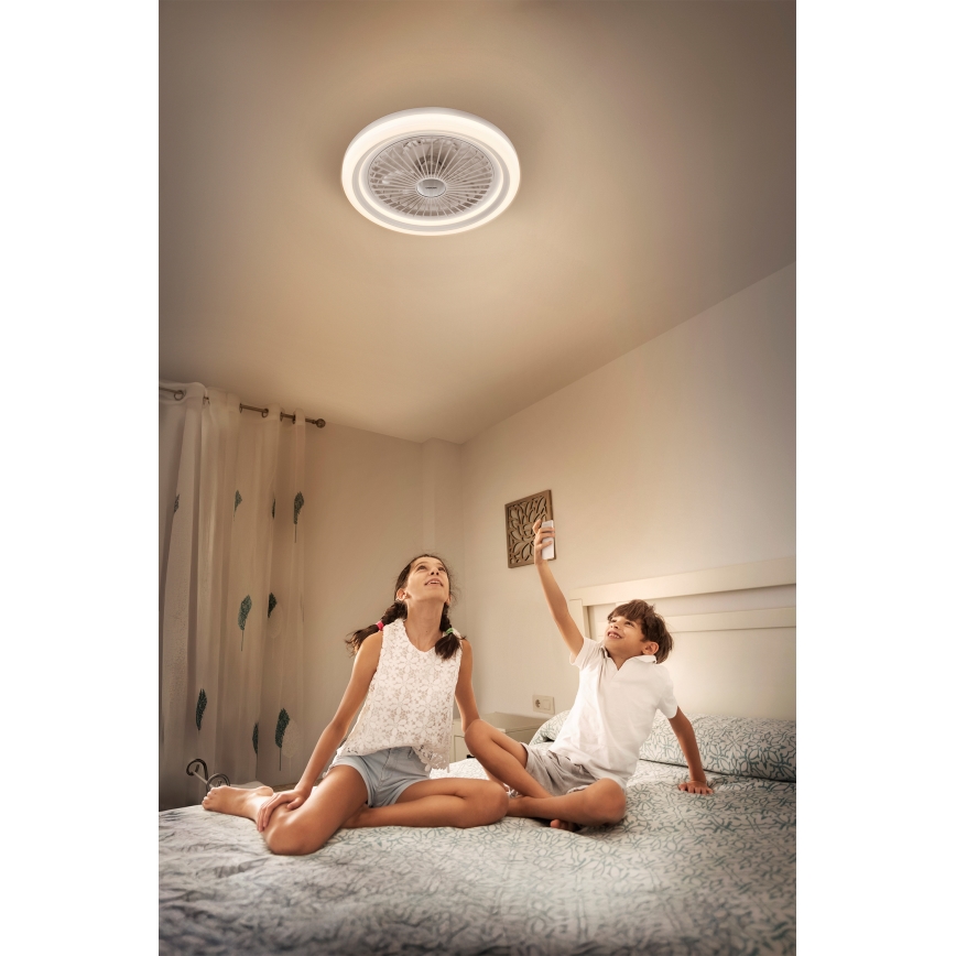 Osram - Plafonnier LED dimmable avec ventilateur SOLANO LED/26W/230V 3000/4000/6500K + télécommande
