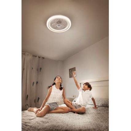Osram - Plafonnier LED dimmable avec ventilateur SOLANO LED/26W/230V 3000/4000/6500K + télécommande