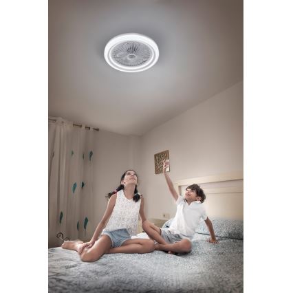 Osram - Plafonnier LED dimmable avec ventilateur SOLANO LED/26W/230V 3000/4000/6500K + télécommande