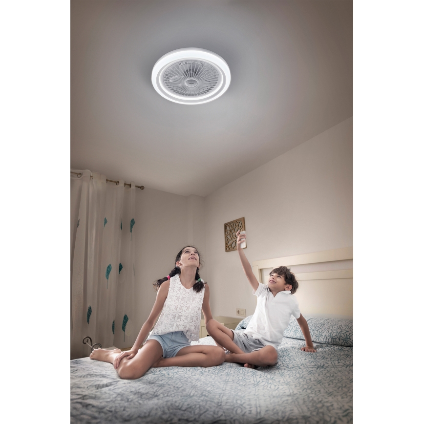 Osram - Plafonnier LED dimmable avec ventilateur SOLANO LED/26W/230V 3000/4000/6500K + télécommande