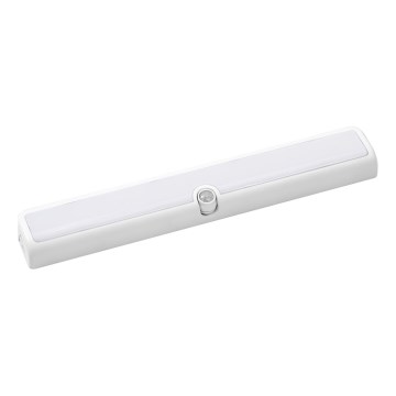 Osram - Luminaire LED dimmable sous-meuble avec capteurs de mouvement et crépusculaire LINEAR LED/3,8W/5V/3xAA 3000K 30 cm blanc