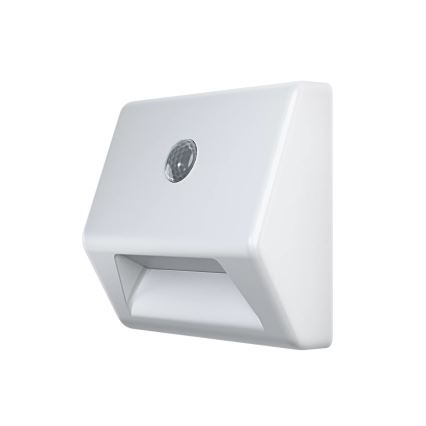 Osram - Luminaire d'escalier LED avec détecteur NIGHTLUX LED/0,25 W/3xAAA IP54 blanc