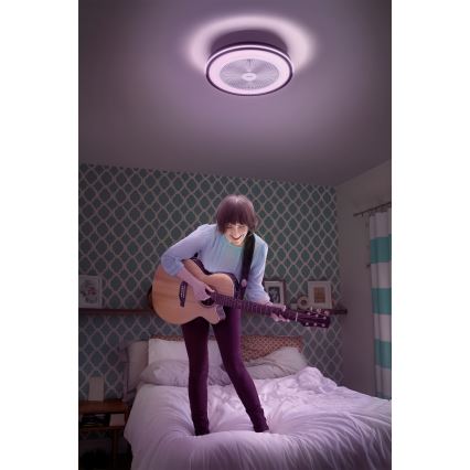 Osram - Plafonnier LED dimmable avec ventilateur MURLAN LED/26W/230V 3000-6500K + télécommande