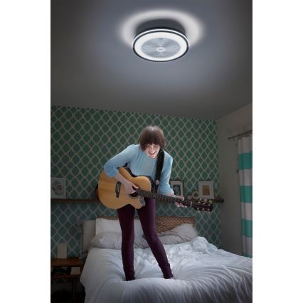 Osram - Plafonnier LED dimmable avec ventilateur MURLAN LED/26W/230V 3000-6500K + télécommande