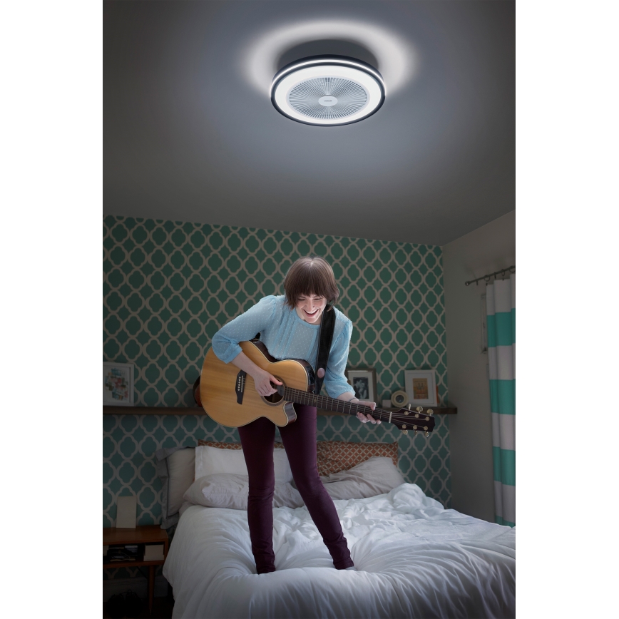 Osram - Plafonnier LED dimmable avec ventilateur MURLAN LED/26W/230V 3000-6500K + télécommande