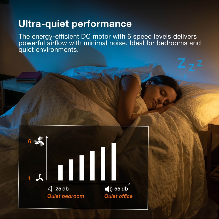Osram - Plafonnier LED dimmable avec ventilateur MURLAN LED/26W/230V 3000-6500K + télécommande
