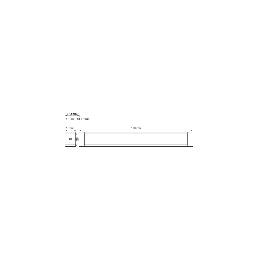 Osram - Luminaire LED dimmable sous-meuble avec détecteur de mouvement CABINET LED/18W/230V 3000K 50 cm blanc