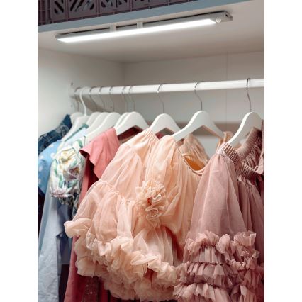 Osram - Luminaire LED sous-meuble LINEAR avec détecteur de mouvement et détecteur crépusculaire LED/4W/3,7V 1500 mAh 3000/4000/6500K 60 cm gris