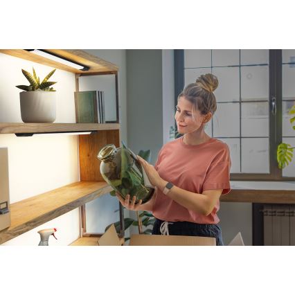 Osram - Réglette LED dimmable pour sous-meuble avec capteur de mouvement LINEAR EDGE LED/8W/230V 3000/4000/6500K 50 cm noire