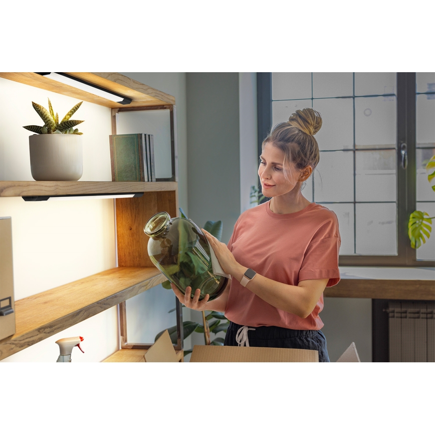 Osram - Réglette LED dimmable pour sous-meuble avec capteur de mouvement LINEAR EDGE LED/8W/230V 3000/4000/6500K 50 cm noire