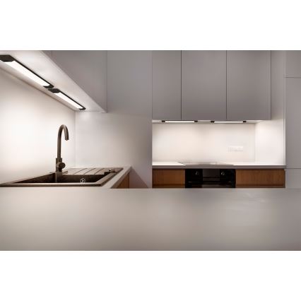 Osram - Réglette LED dimmable pour sous-meuble avec capteur de mouvement LINEAR EDGE LED/8W/230V 3000/4000/6500K 50 cm noire