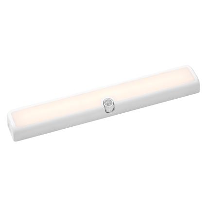 Osram - Luminaire LED dimmable sous-meuble avec capteurs de mouvement et crépusculaire LINEAR LED/3,8W/5V/3xAA 3000K 30 cm blanc