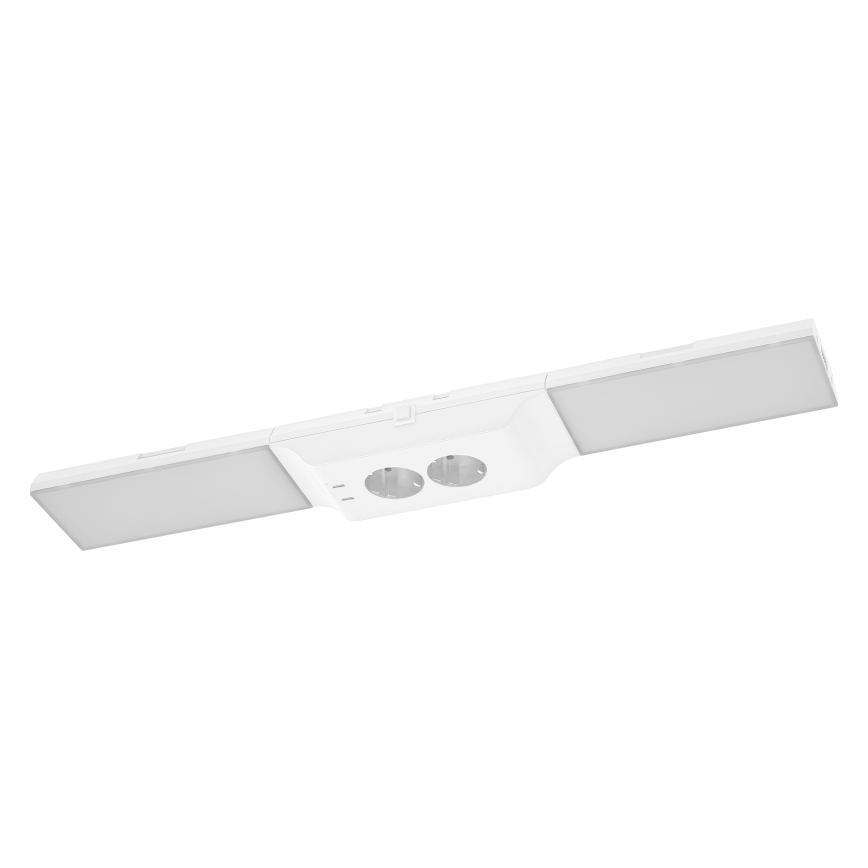 Osram - Luminaire LED dimmable sous-meuble avec prises intégrées UNDERCABINET LED/10W/230V 3000K 54,8 cm blanc