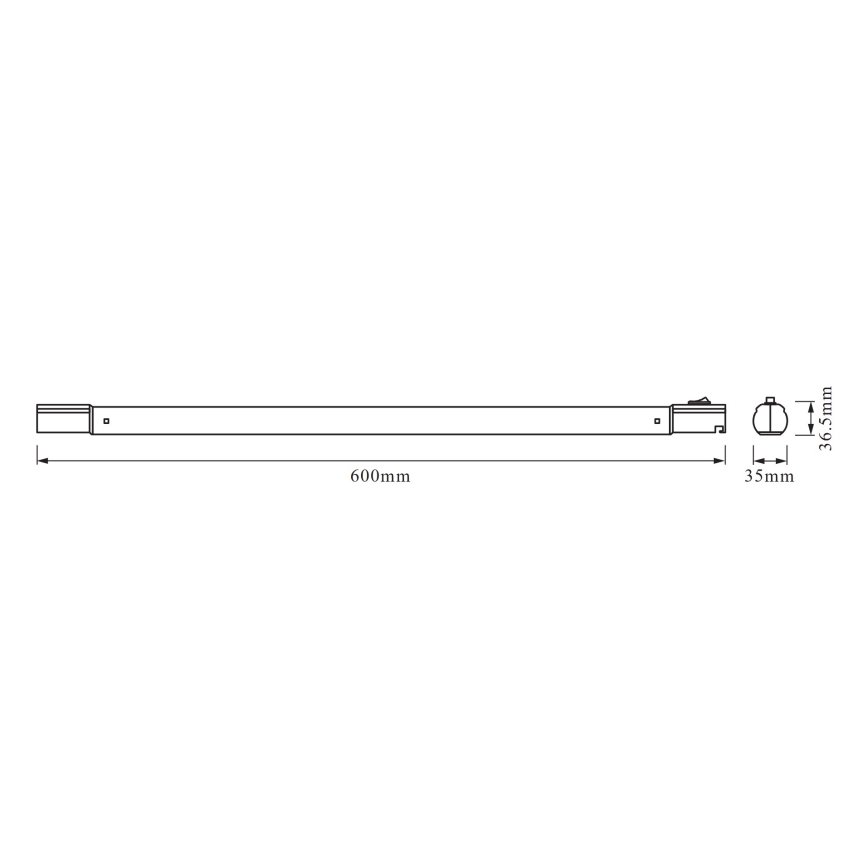 Osram - Luminaire LED sous-meuble TUBEKIT LED/8,9W/230V 4000K 60 cm blanc