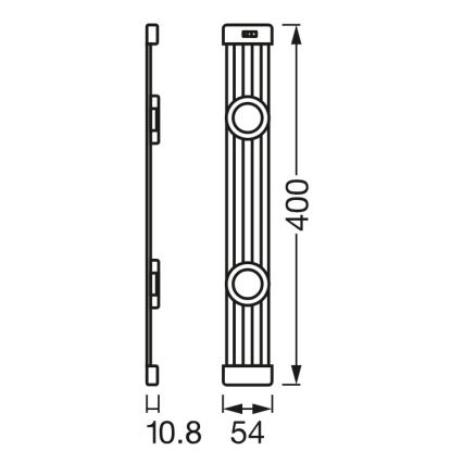 Osram - Luminaire LED dimmable sous-meuble avec capteur de mouvement LINEAR MAGNET LED/7W/230V 4000K 40 cm blanc