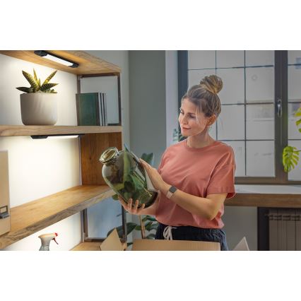 Osram - Luminaire LED dimmable sous-meuble avec détecteur de mouvement LINEAR EDGE LED/4W/230V 3000/4000/6500K 30 cm noir