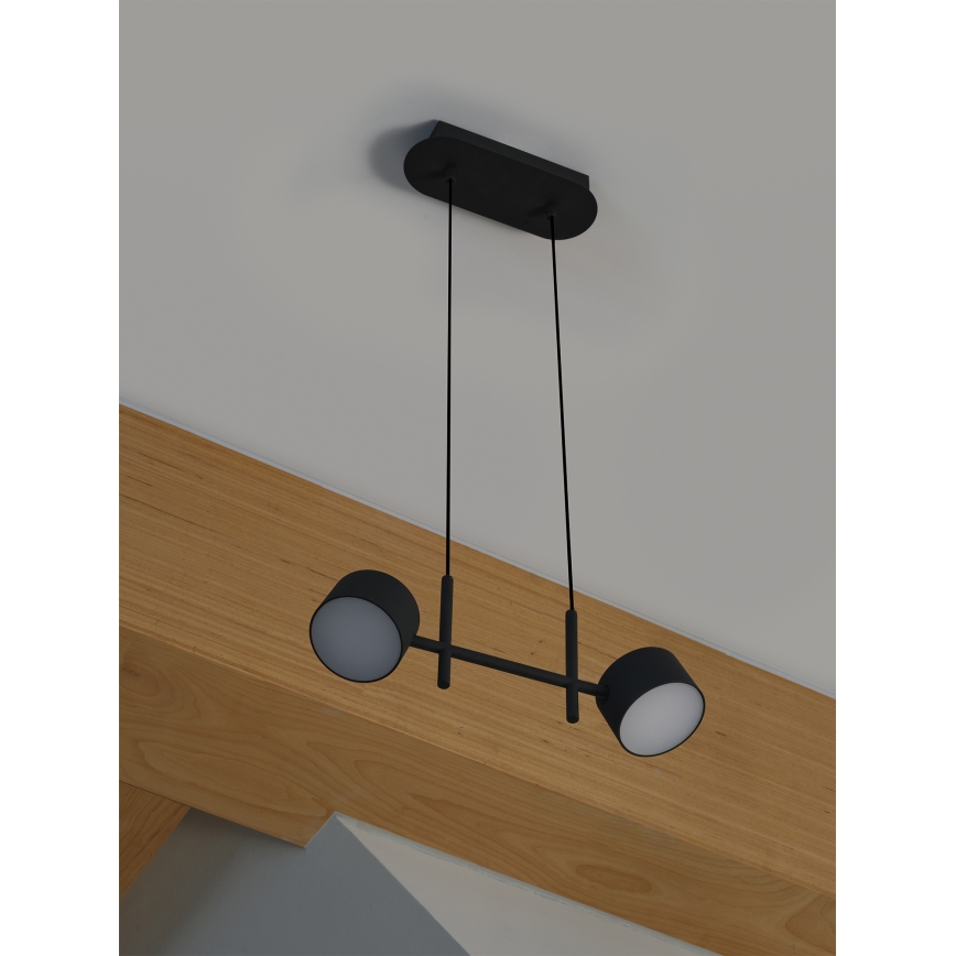 Osram - Lustre LED dimmable sur câble DECOR KYOTO 2xLED/10W/230V IRC 90 noir