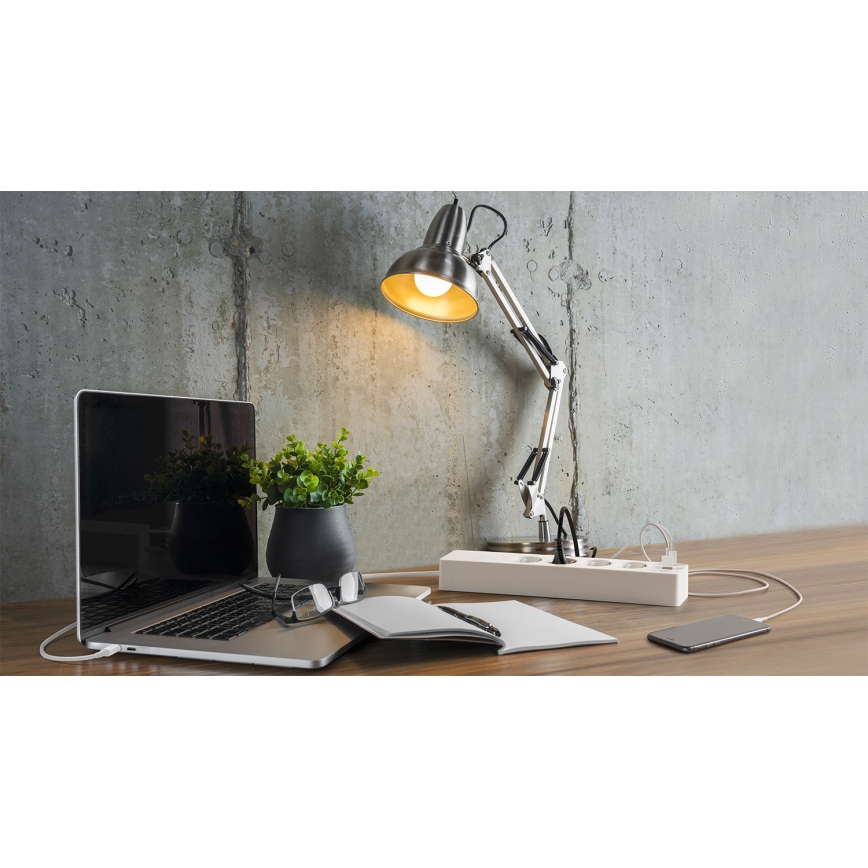 Osram - Multiprise intelligente SMART+ 4 prises (type F) avec 2 ports USB-A et 2 ports USB-C, Wi‑Fi