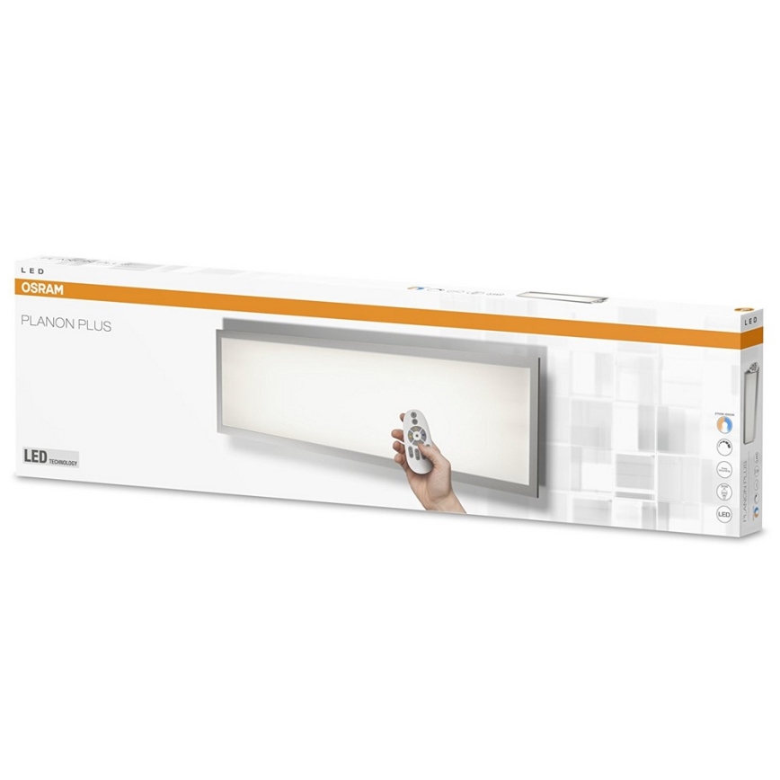 Osram - Panneau LED à intensité modulable PLANON PLUS LED/30W/230V + télécommande 120x30