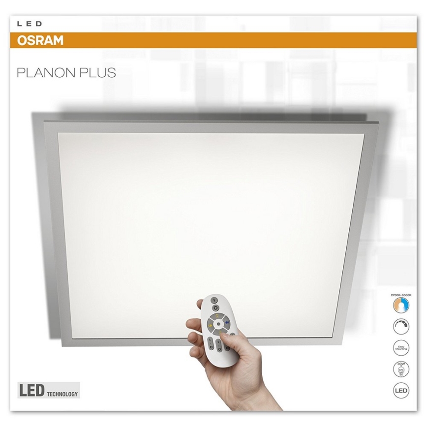 Osram - Panneau LED à intensité modulable PLANON PLUS LED/30W/230V + télécommande 60x60