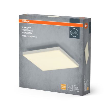 Osram - Panneau LED à montage en surface PLANON LED/20W/230V 3000K 30x30 cm blanc
