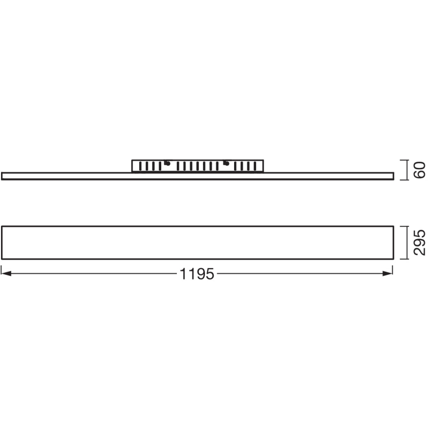 Osram - Panneau LED en saillie PLANON LED/40W/230V 3000K 30x120 cm blanc