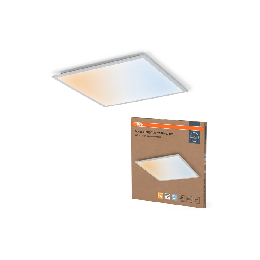 Osram - Panneau LED pour faux-plafond ESSENTIAL LED/50W/230V 3000/4000/6500K 60x60 cm