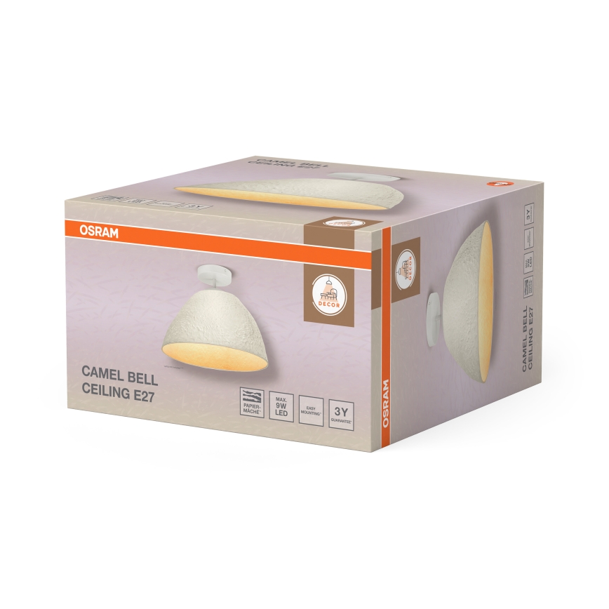 Osram - Plafonnier CAMEL BELL 1xE27/9W/230V Ø 37,5 cm
