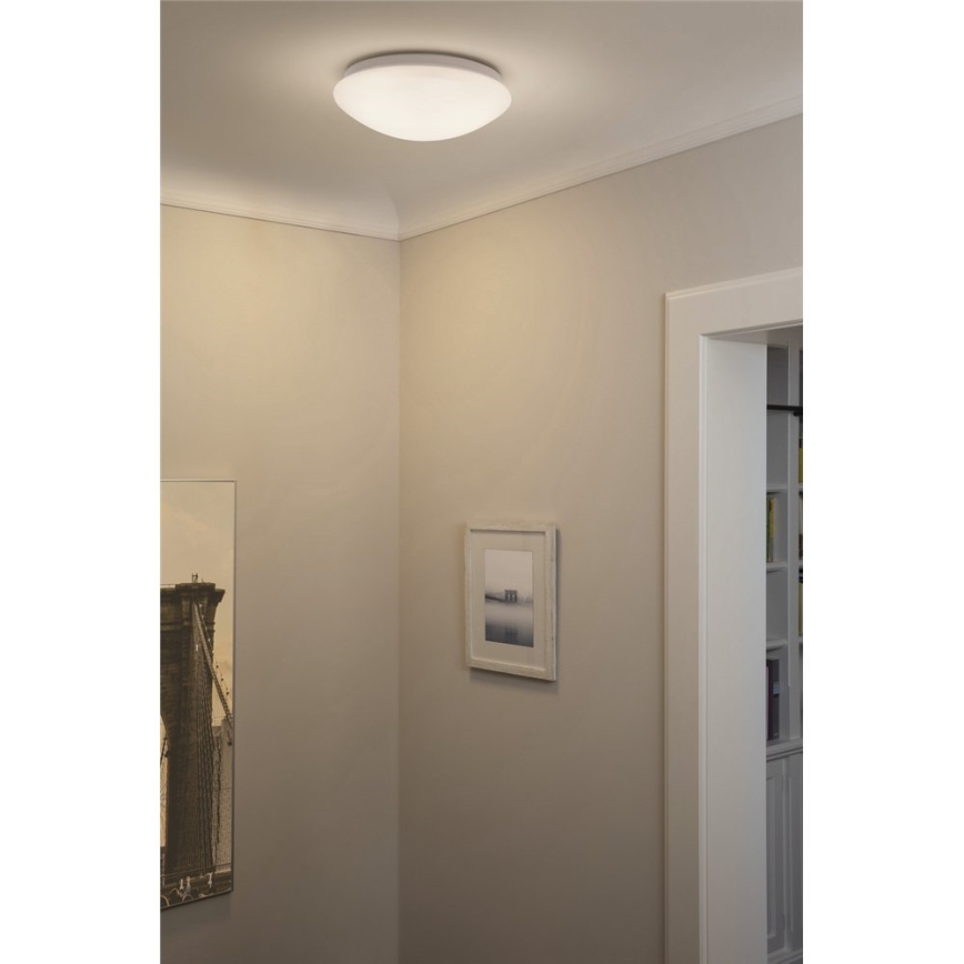 Osram - Plafonnier CEILING ESSENTIAL 2xE27/25W/230V Ø 35 cm blanc