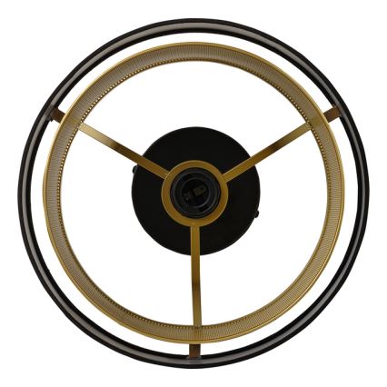 Osram - Plafonnier DECOR HORNET 1xE27/10W/230V Ø 30 cm noir/doré