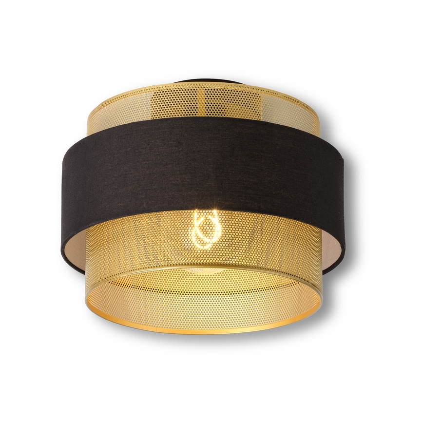 Osram - Plafonnier DECOR HORNET 1xE27/10W/230V Ø 30 cm noir/doré