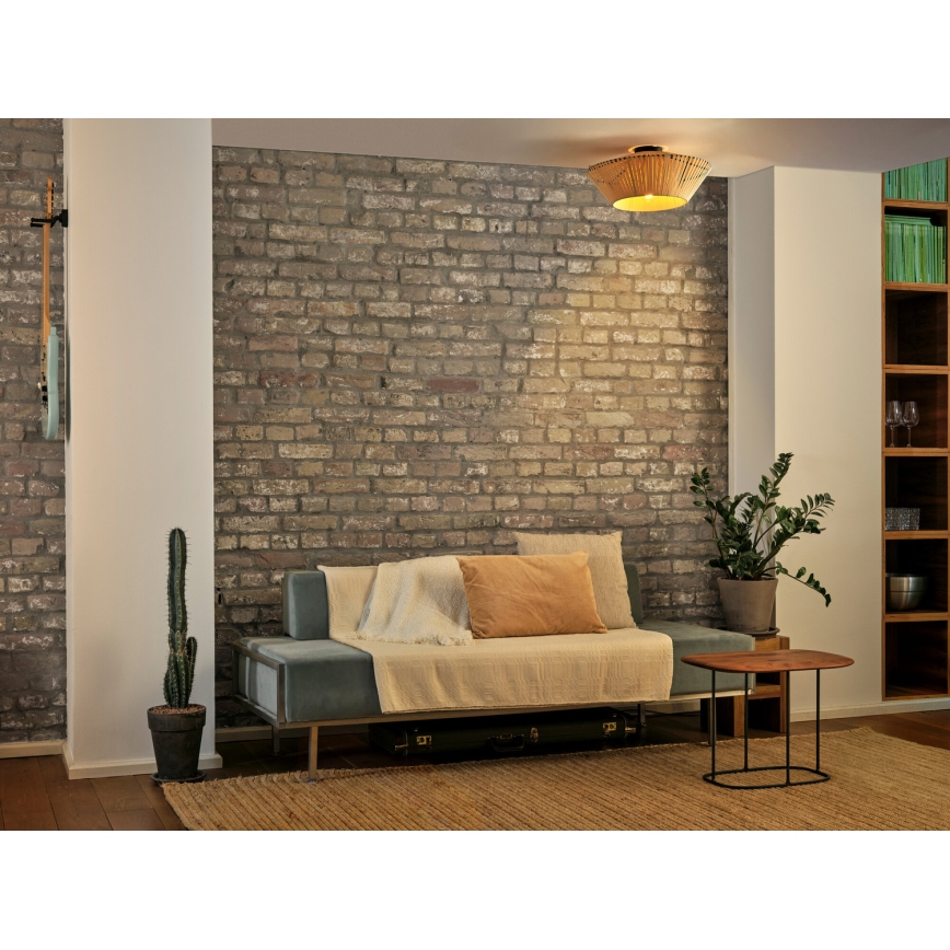 Osram - Plafonnier DECOR STRIPES 1xE27/10W/230V Ø 40,5 cm beige